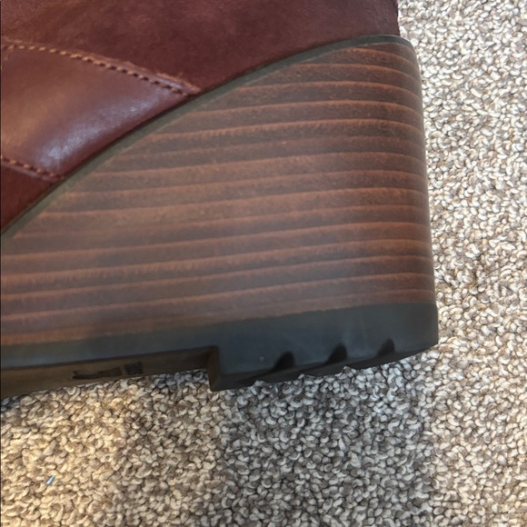 Sorrel After Hours Suede Wedge Buckle Boots - Picture 3 of 9